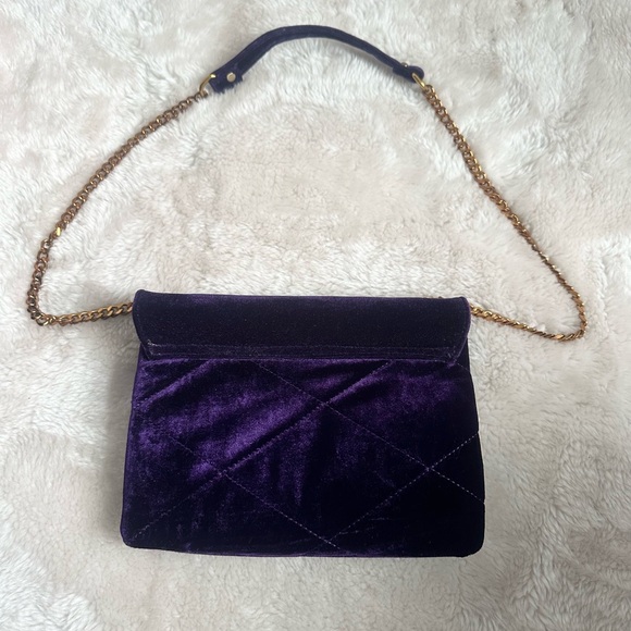 Purple Velvet bag - Picture 12 of 13